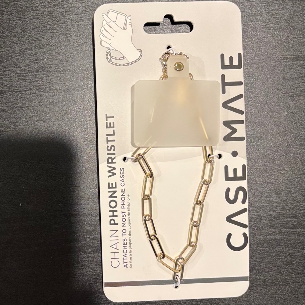 Case-Mate Gold Link Chain Phone Charm